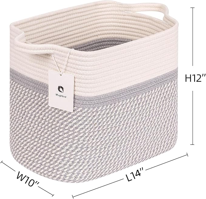 Medium and Large Woven Basket//With Handle, Used - Image 3