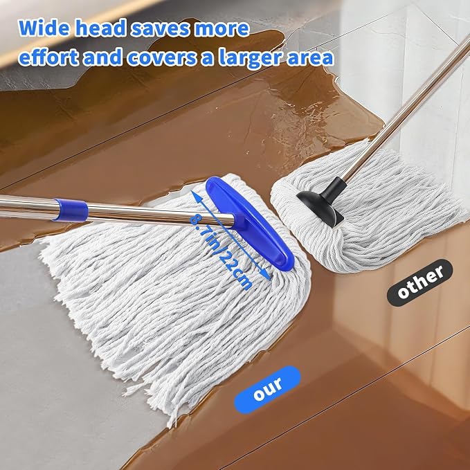 Indoor Cotton Mops for Floor Cleaning - Image 2