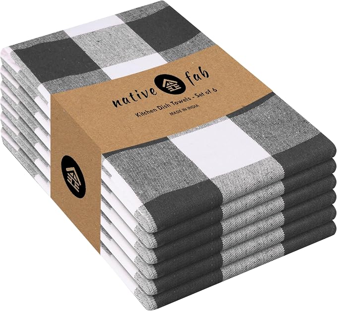 Native Fab 6-Pack Kitchen Towel by NativeFab