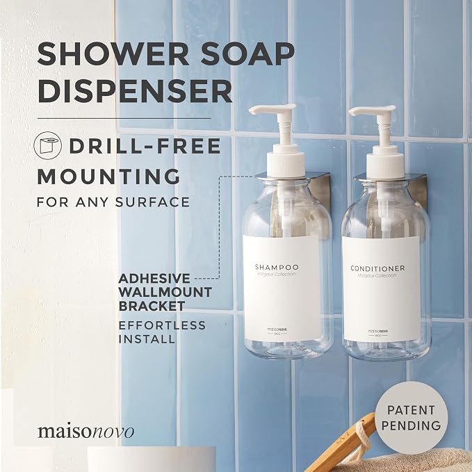 MaisoNovo Shampoo and Conditioner Dispenser - Image 2