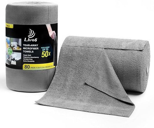 LIVOS Microfiber Cleaning Cloth Roll by LIVOS