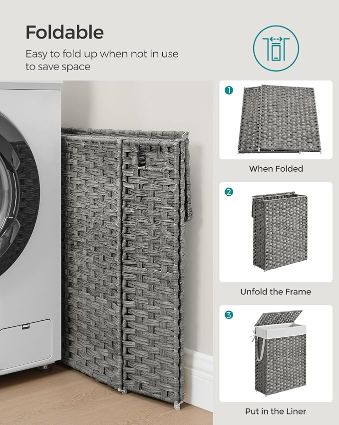SONGMICS Slim Laundry Hamper - Image 6