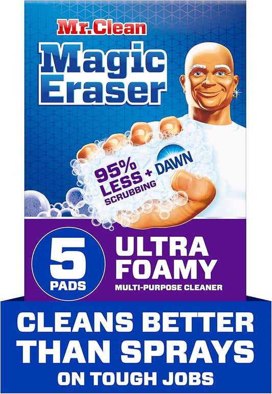 Mr. Clean Magic Eraser Foaming Sponge, All Purpose Cleaner, Dawn Cleaning Power by MrClean