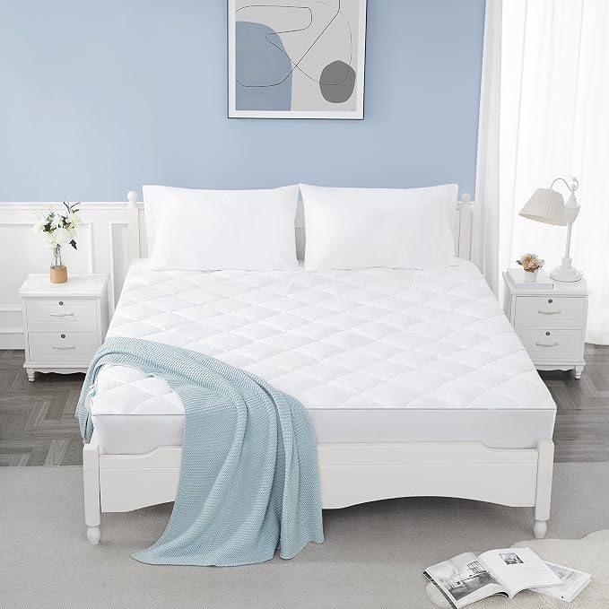 Sunflower Twin XL Mattress Pad Cover, Cotton Mattress Cover College Dorm - Image 6