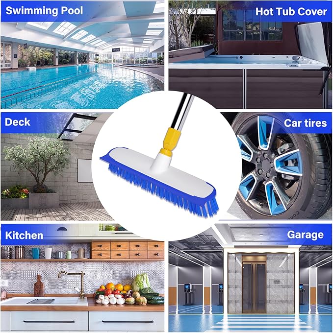 ITTAR 12" Wide Floor Scrub Brush - Image 9