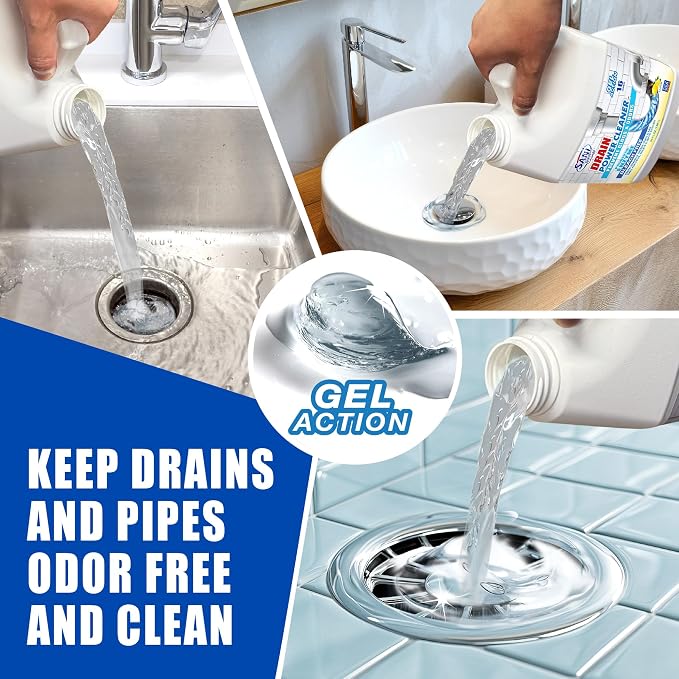 SANI 360° Drain Power Cleaner, Enzyme Gel Formula, Deodorizer, Stops Clogs - Image 2