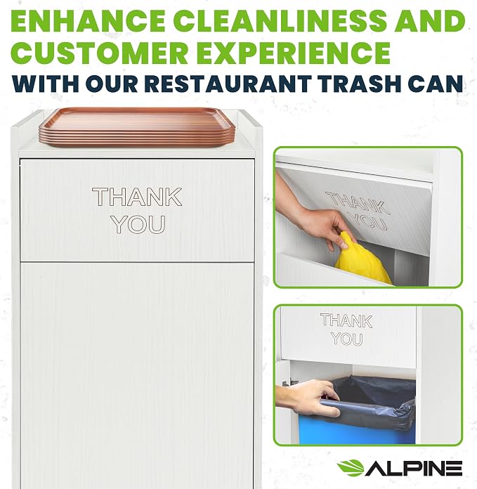 Alpine Restaurant Trash Can Cabinet - Image 7