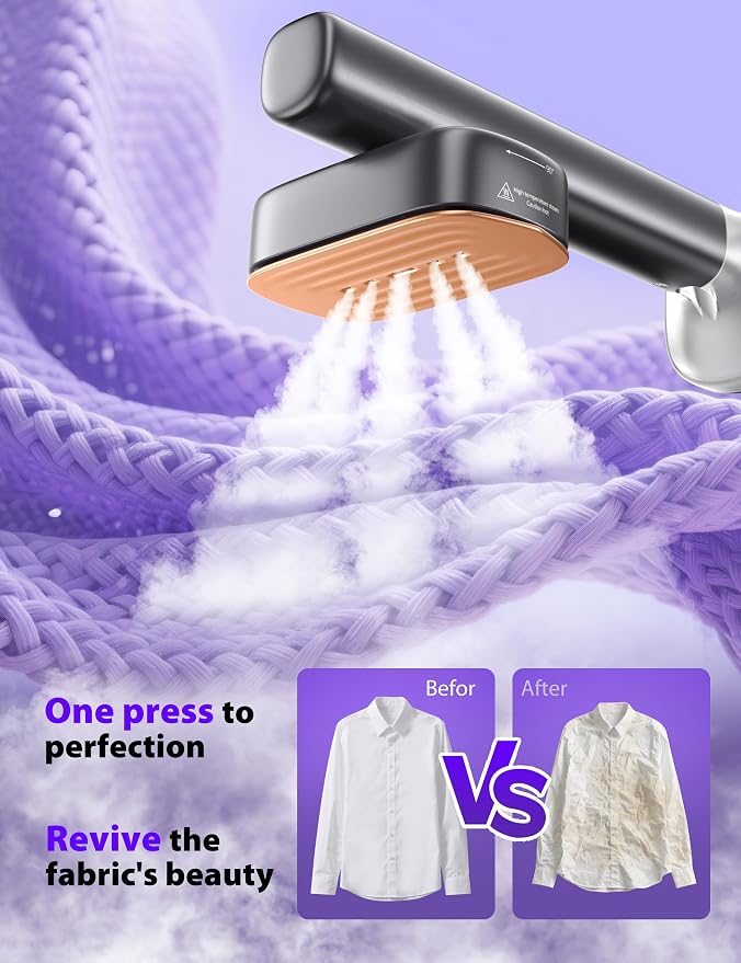 Sundu Steamer for Clothes, 15s Fast Heat-up Handheld Garment Steamer, 35mins - Image 9