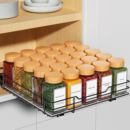 RCHYFEED Pull Out Spice Rack Organizer by RCHYFEED