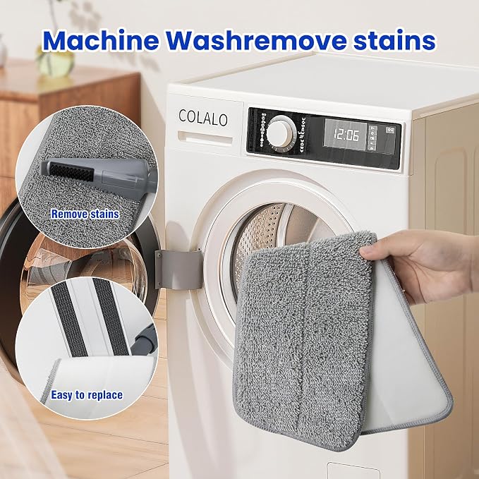 Microfiber Flat Mop for Floor Cleaning - Image 4