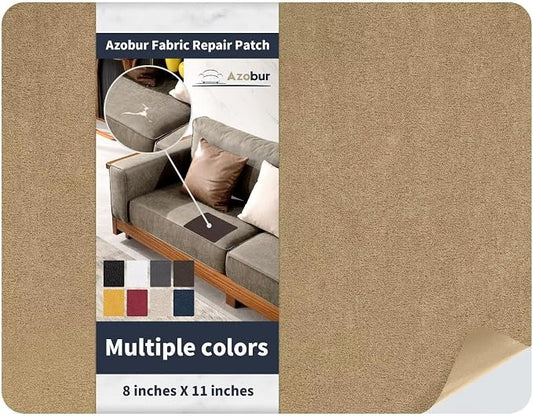 Azobur Velvet Patch, Self-Adhesive Rectangular Flannel Fabric Patch, Automotive by Azobur