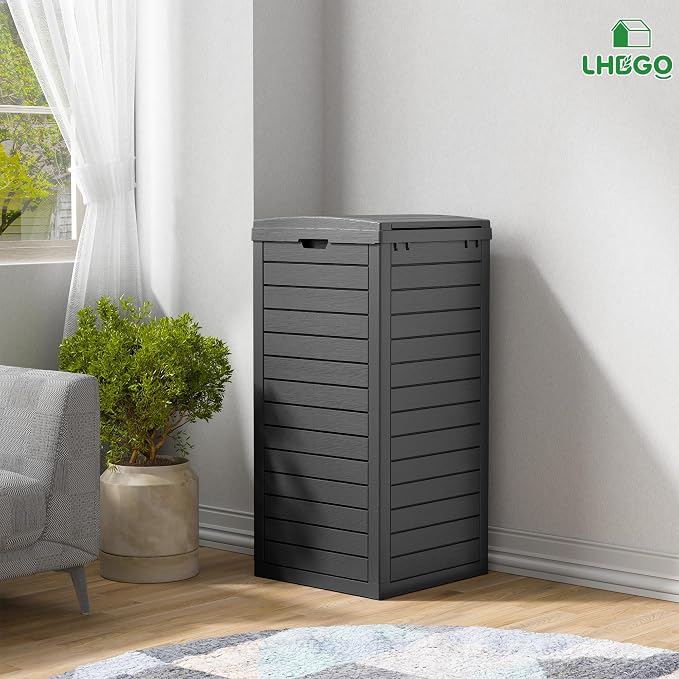 Outdoor Trash Can, 2 Set of 31 Gallon Garbage Can - Image 6
