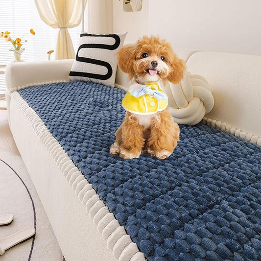 OTOB All Seasons Sofa Covers for 3 Cushion Couch Washable, Fuzzy Non Slip Kids by OTOB