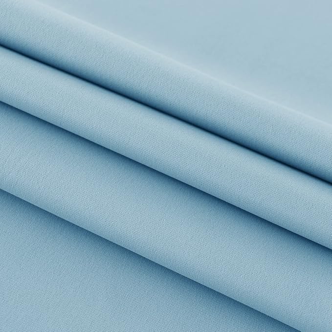 DWCN French Door Curtains – Rod Pocket Thermal Blackout Curtain - Image 5