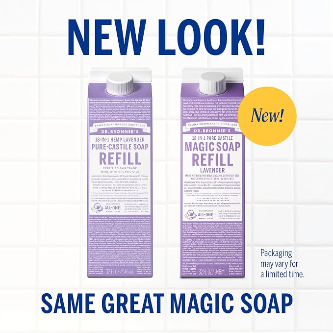 Dr. Bronner's Pure-Castile Liquid Magic Soap Refill - Image 2