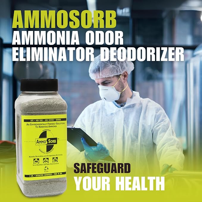 – Natural Ammonia Odor Elimination Deodorizer Granules: 2 lb. – Powerful Odor - Image 2