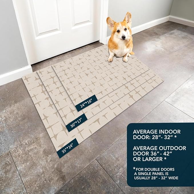 Ultra Thin Door Mat Indoor Entrance, 1/10 in Thin Door Mats - Image 7