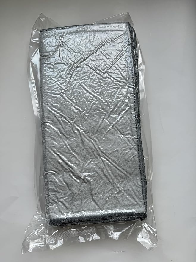 Microfiber Cleaning Cloth Grey-24Pcs 2100 Series Ultra Soft Highly Absorbent - Image 9
