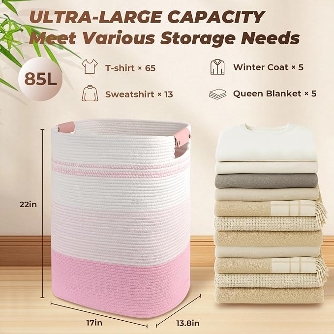 Laundry Basket with Handles - Image 2
