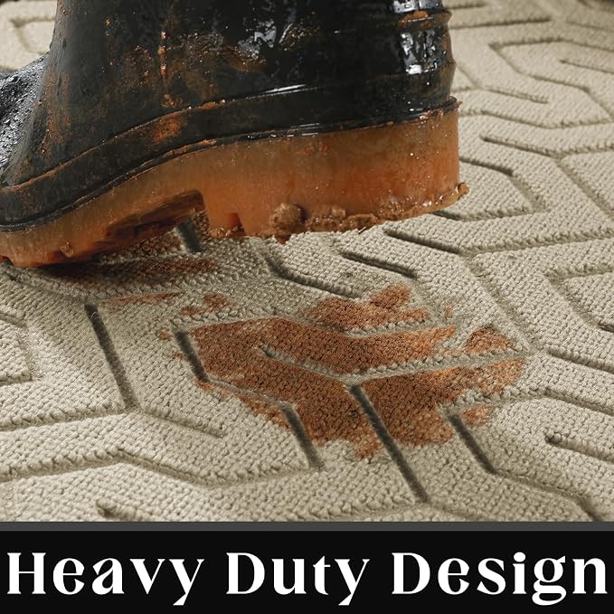Yimobra Large Door Mat Outside Entrance 47x24, Waterproof Heavy Duty Outdoor - Image 3