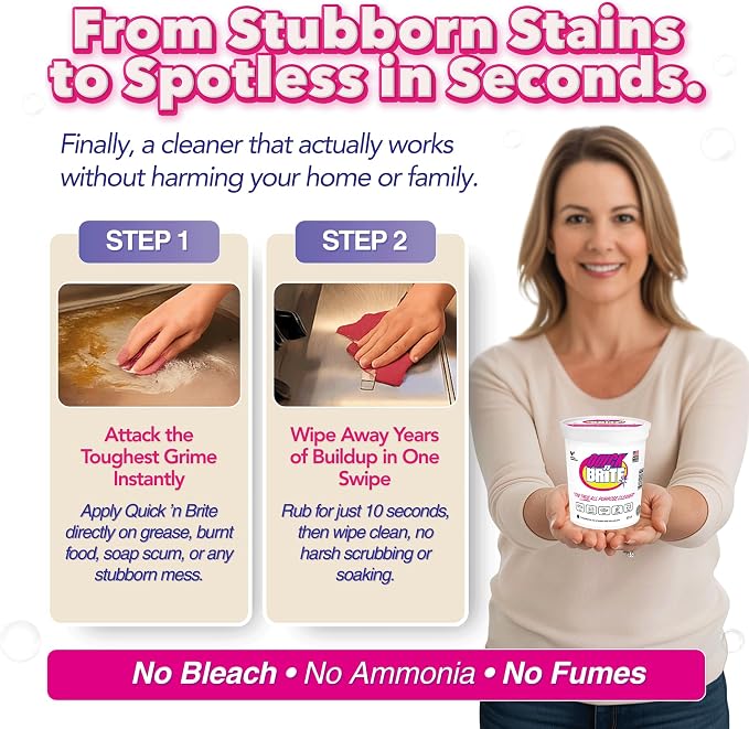 Quick 'n Brite All Purpose Cleaning Paste – Miracle Cleaner - Image 5