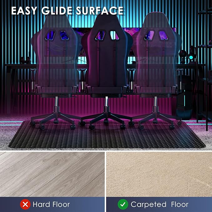 Vicwe Office Chair Mat for Carpet, Heavy Duty Chair Mat - Image 5
