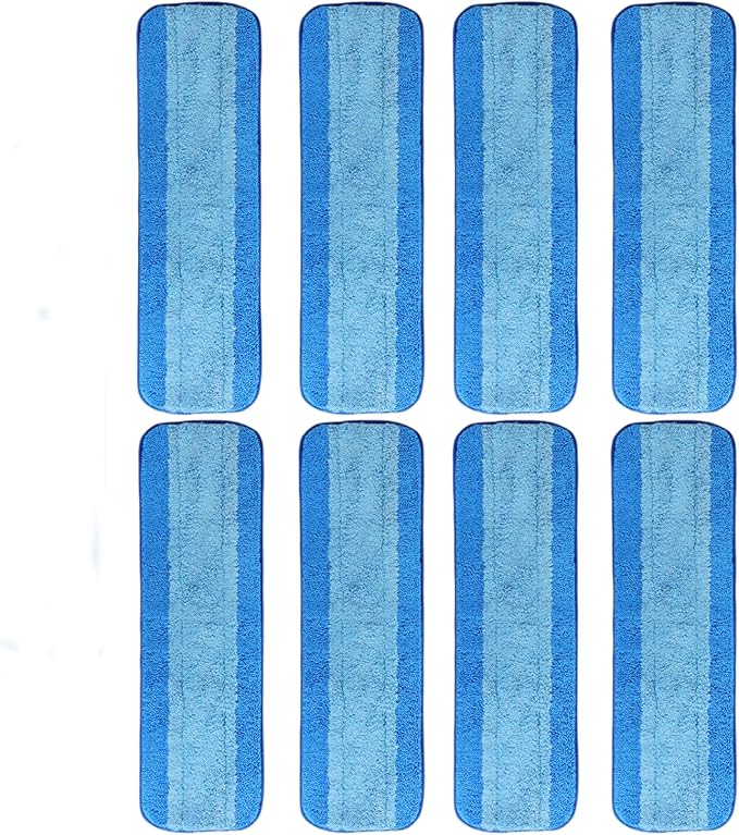 8 Pack Microfiber Cleaning Pads by ZHAYAO