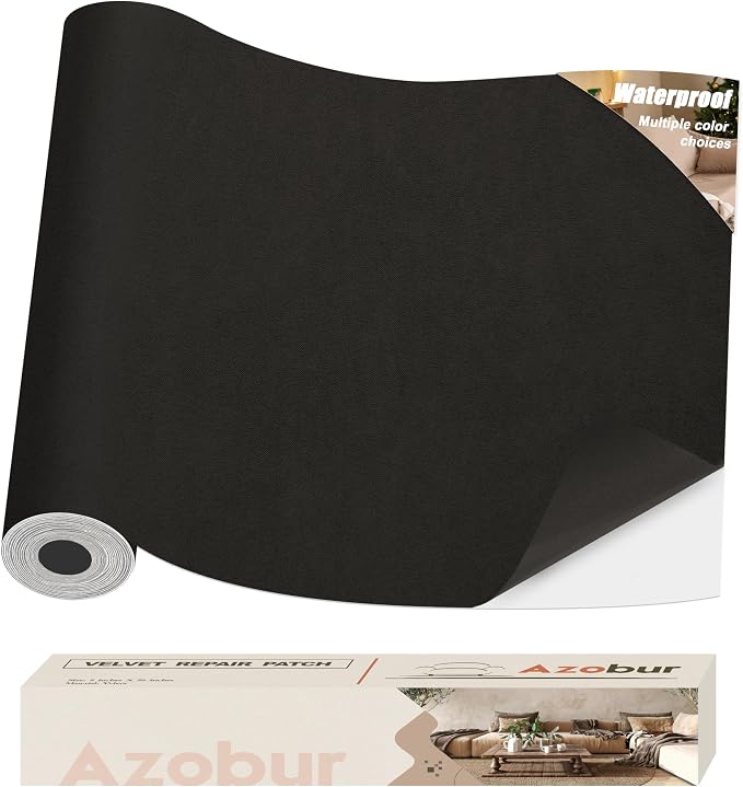 Azobur Couch Patches, Extra-Large Durable Fabric Tape, Waterproof, Self-Adhesive by Azobur