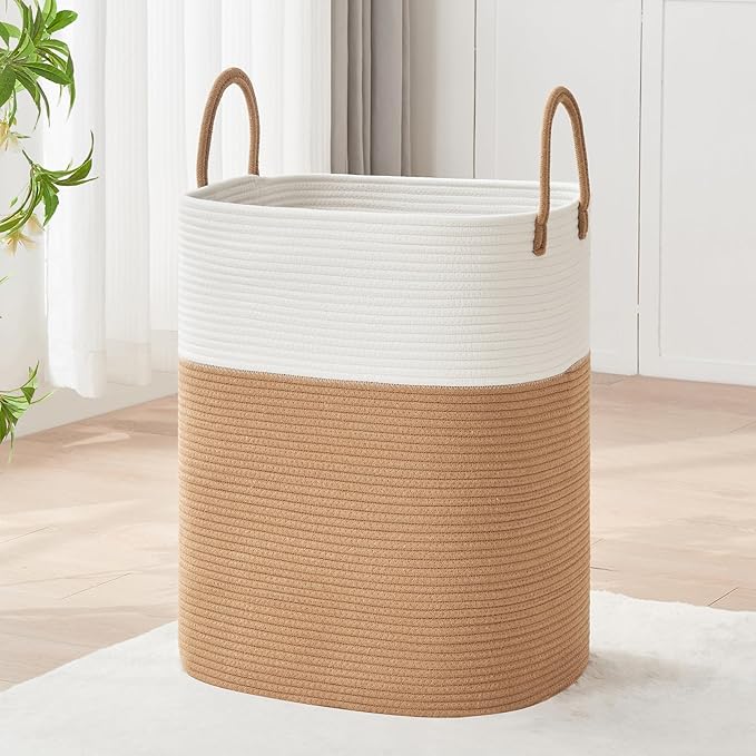 Laundry Basket with Handles by AINUOQI