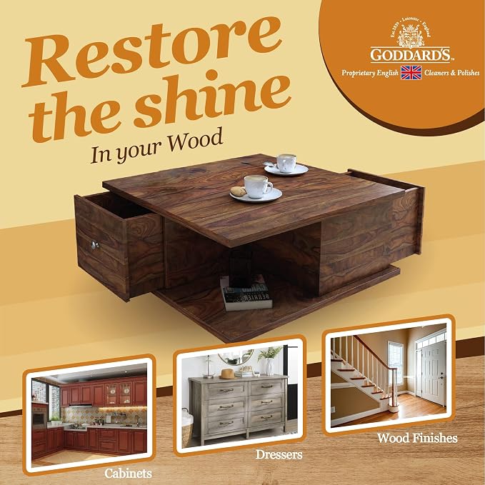 Goddard's Cabinet & Wood Wax Spray, Wood Cleaner & Furniture Polish, Wood - Image 5