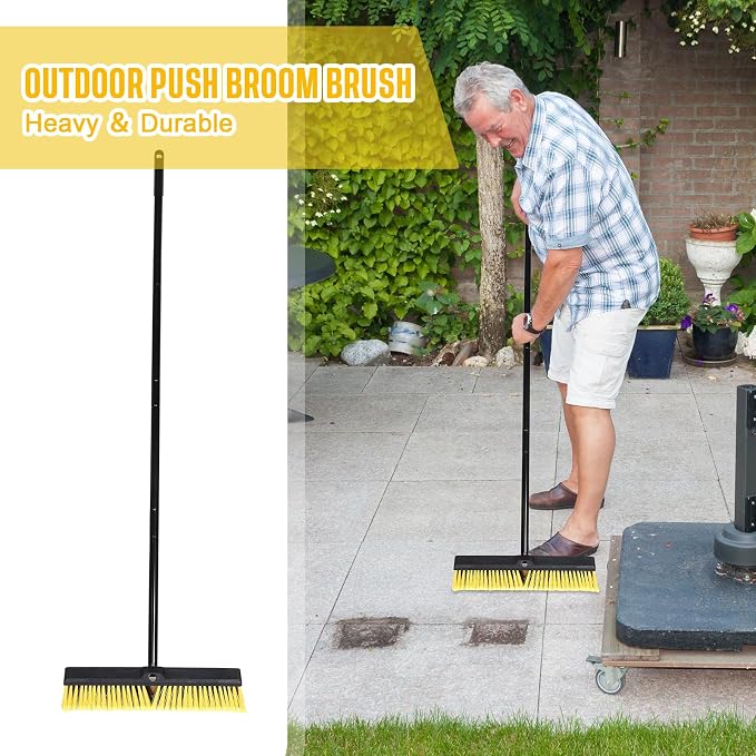 Zhehao 6 Pack 18 Inches Push Broom Outdoor, Concrete Floor Cleaning - Image 6
