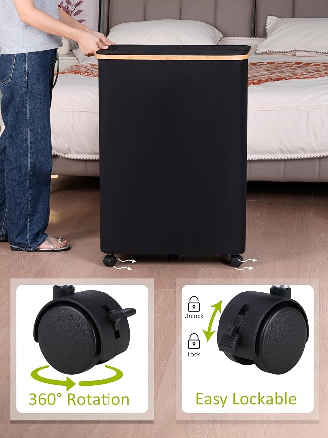 efluky Double Laundry Hamper - Image 4