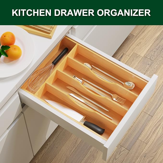 Bellsal Utensil Organizer 10 Inch Silverware Tray - Image 2