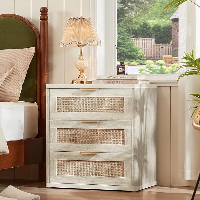 LEYAOYAO Rattan Night Stand - Image 3