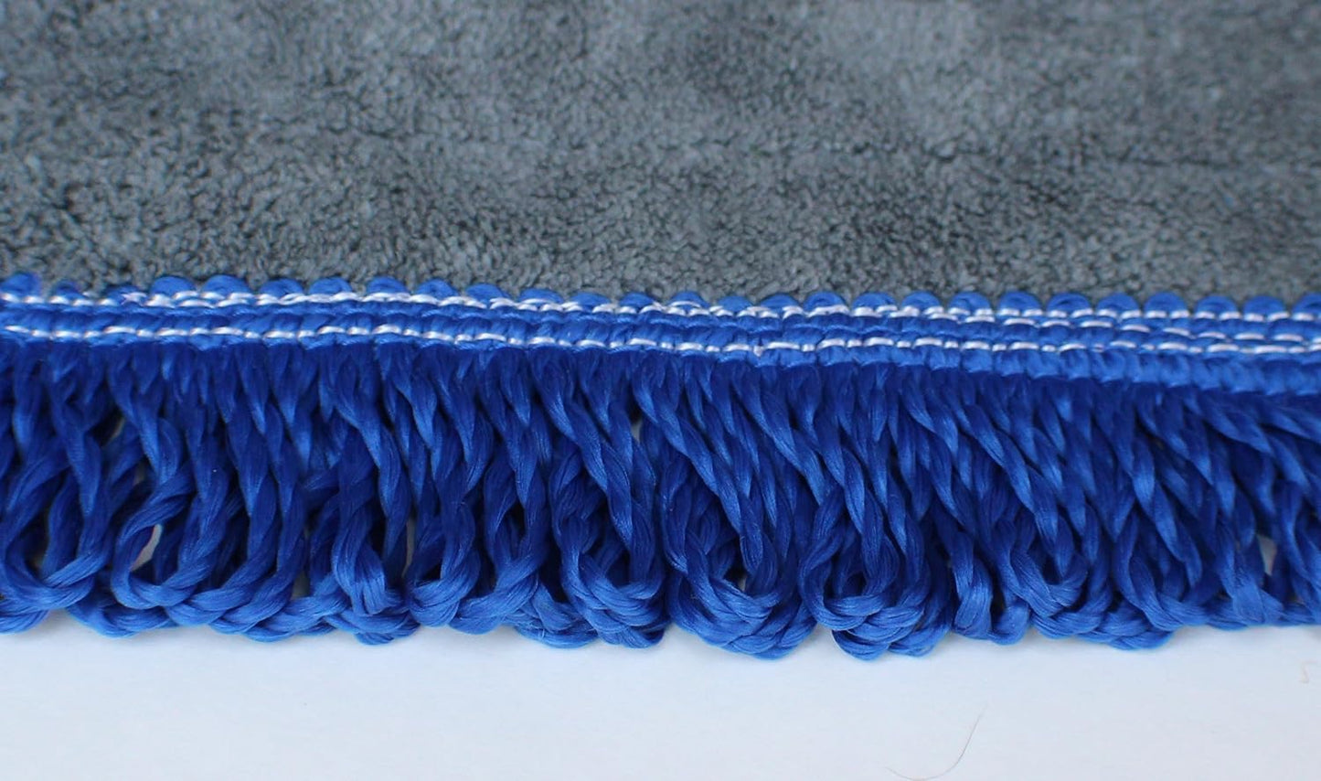 24" Microfiber Dust Mop Pads with Fringe - 12-Pack