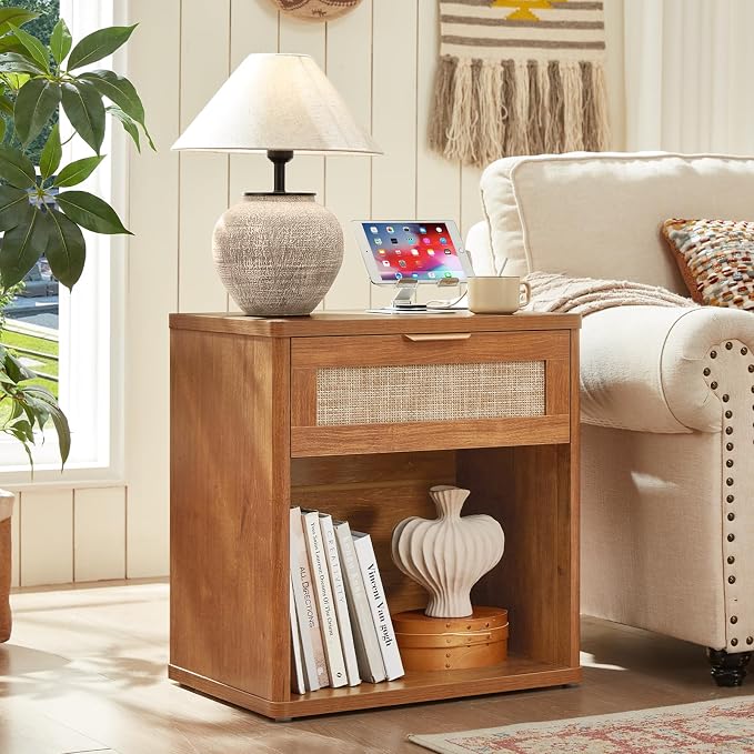 LEYAOYAO Rattan Nightstand - Image 4