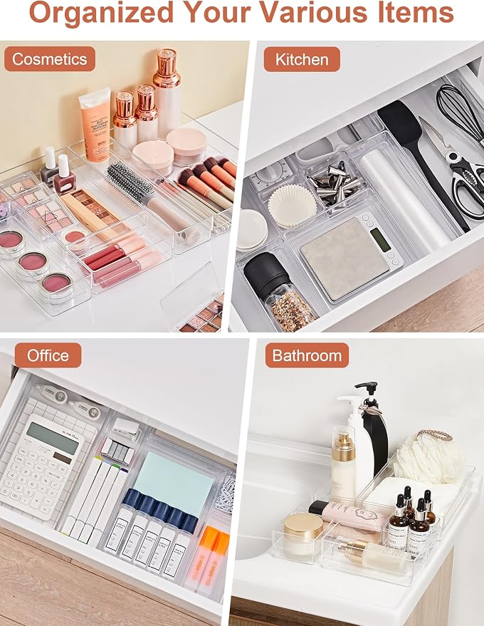 SMARTAKE 30-Piece Drawer Organizer - Image 6