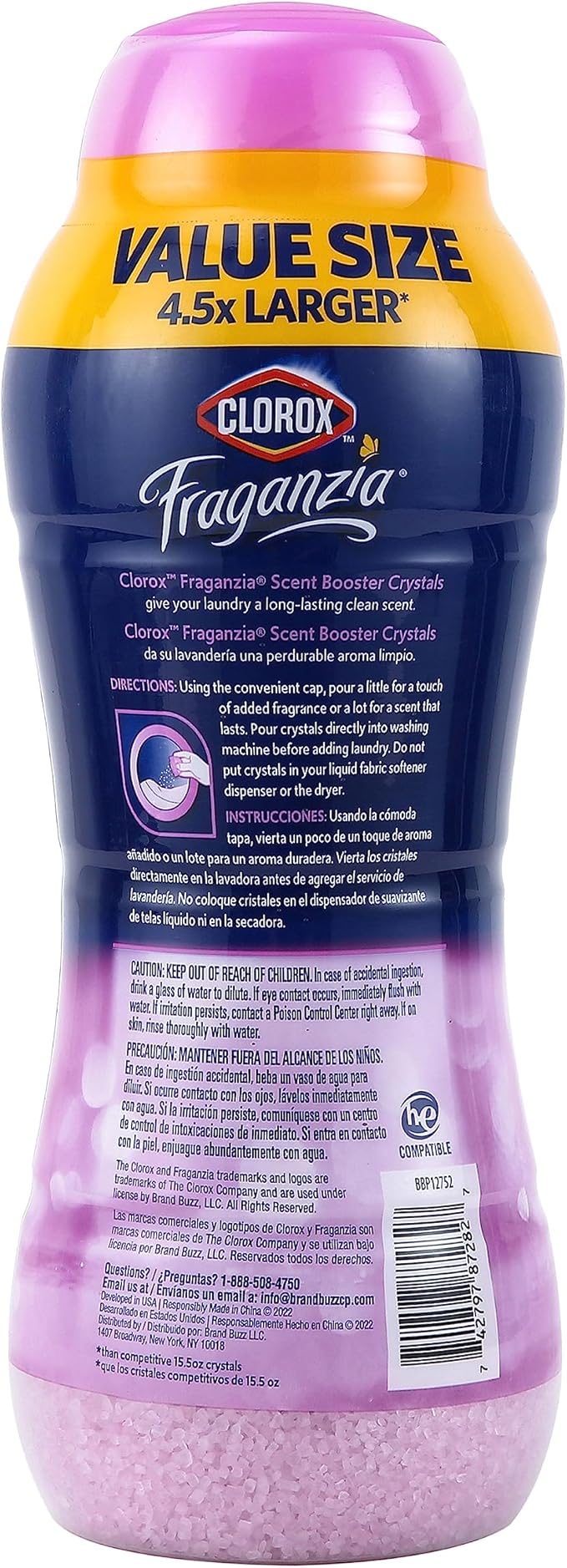 Clorox Fraganzia Laundry Scent Booster Crystals in Spring Scent - Image 6