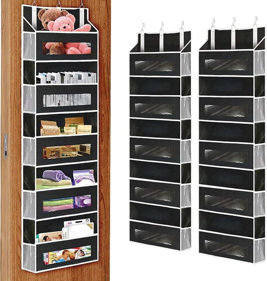 2 Packs 5-Tier Over the Door Storage Organizer by Unknown