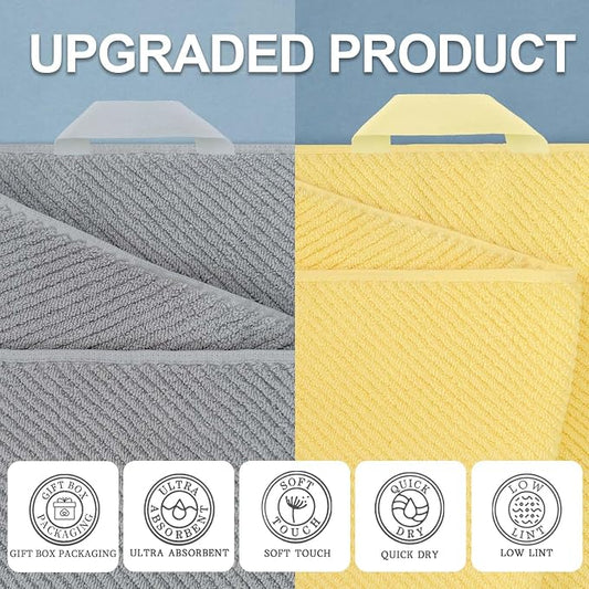 VOOVA & MOVAS Towels for Bathroom, Bath Towels - Image 2