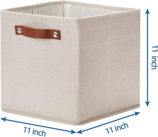 Temary 11x11 Storage Cubes Fabric Storage Cubes Storage Bins - Image 2