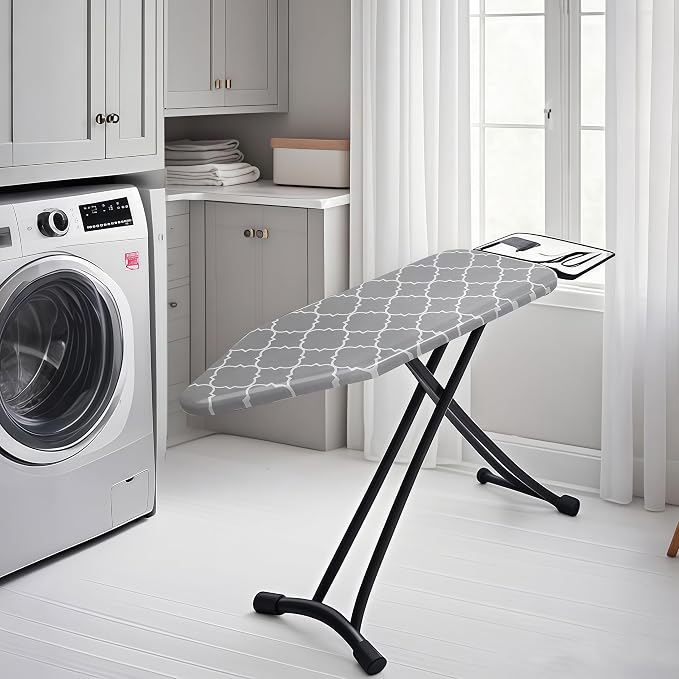 Ironing Board Cover with Two 5MM Thick Feltpads, Fits Standard Ironing Boards - Image 2