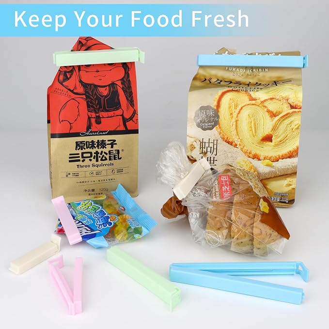 34 Packs Plastic Chip Clips for Food Storage - Image 4