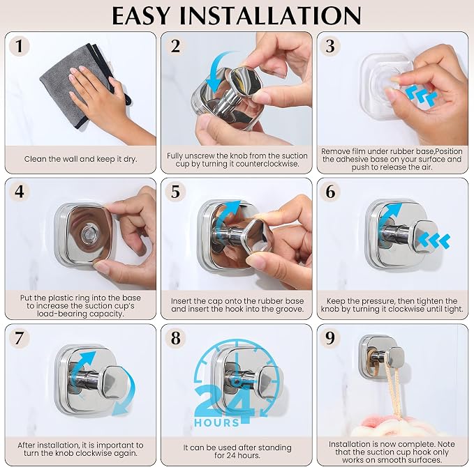 Suction Cup Hooks for Shower - Image 7