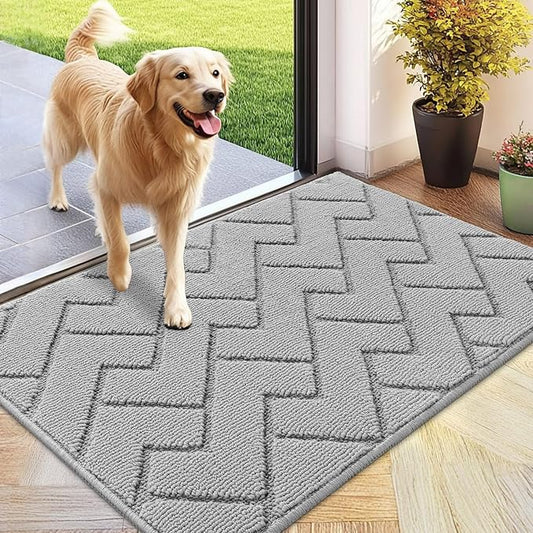hicorfe Front Door Mat Outside Entrance, Stain and Fade Resistant, Non Slip by Hicorfe