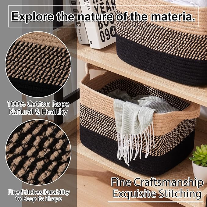OIAHOMY Storage Basket, Woven Baskets - Image 5