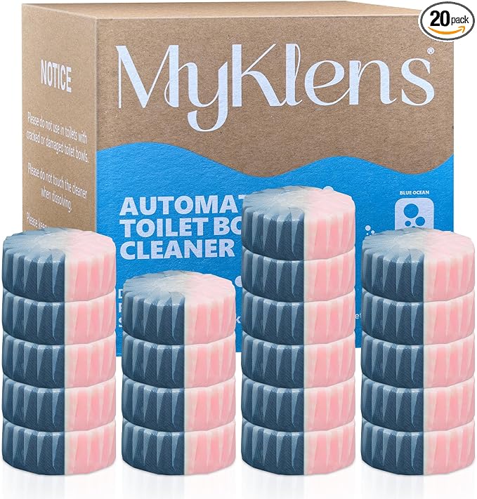 Toilet Bowl Cleaner Tablets, Automatic Toilet Bowl Cleaners, Long-Lasting by MyKlensLife