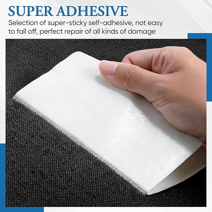 Canvas Repair Patch 5.5 x 8 Inches 6Pcs Self-Adhesive Waterproof Canvas Patch - Image 4