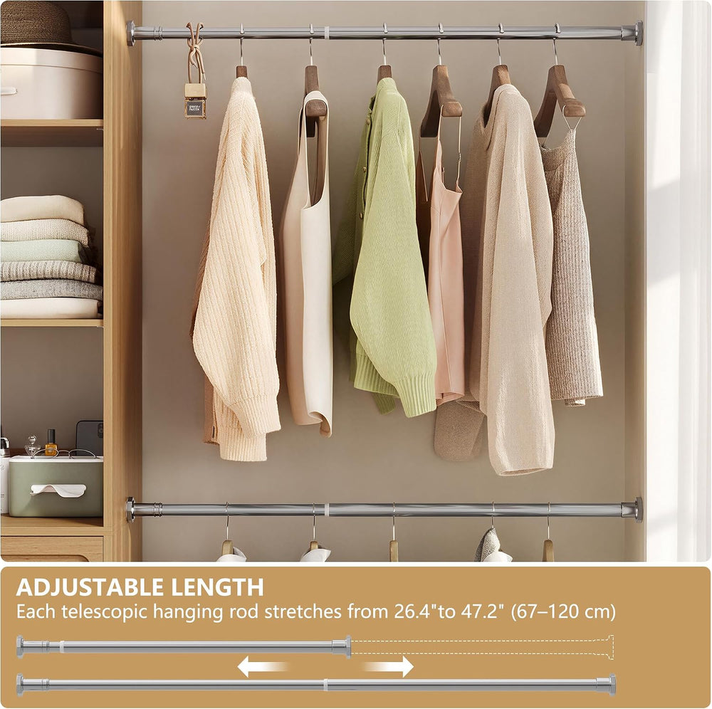 HLR 4 - 10 FT Mid-Century Modern Closet Organizer System
