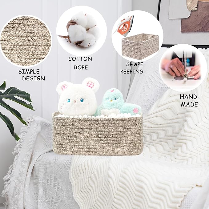 COMFY-HOMI 11.5"x7.5"x4.7" Storage Baskets - Image 8